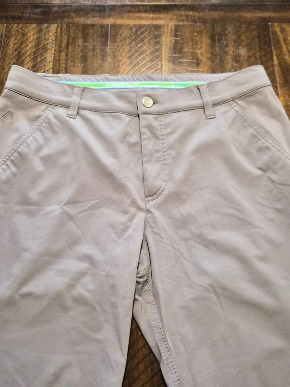 Alberto Modern Fit Mens Size 46 32X33 Chino Grey Stretch Golf Pants 3XDRY G607